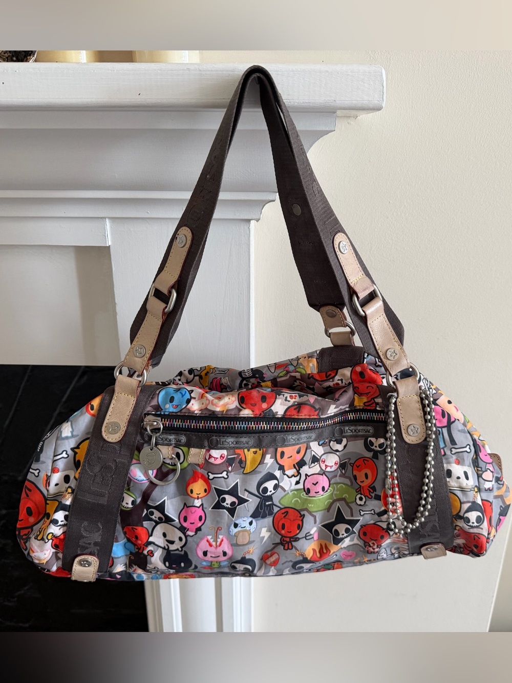 Vintage! Tokidoki Lesportsac baby inferno shoulder duffle bag - Picture 2 of 9
